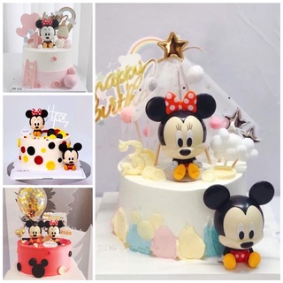Combo 2 chuột mickey trang trí bánh