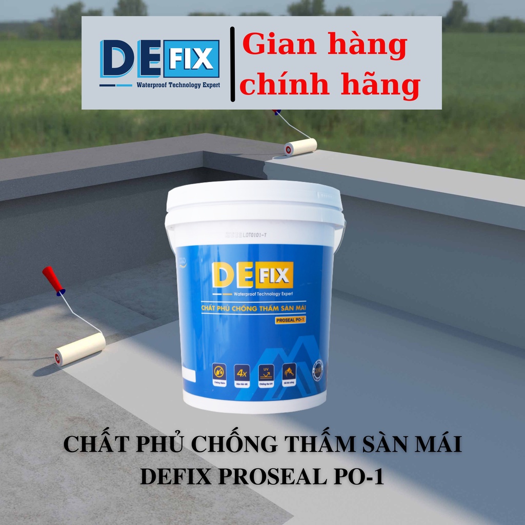 Chất phủ chống thấm sàn mái Davosa Defix Proseal PO-1