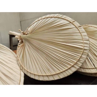 QUẠT MO (cỡ to) quạt lá cọ trang trí