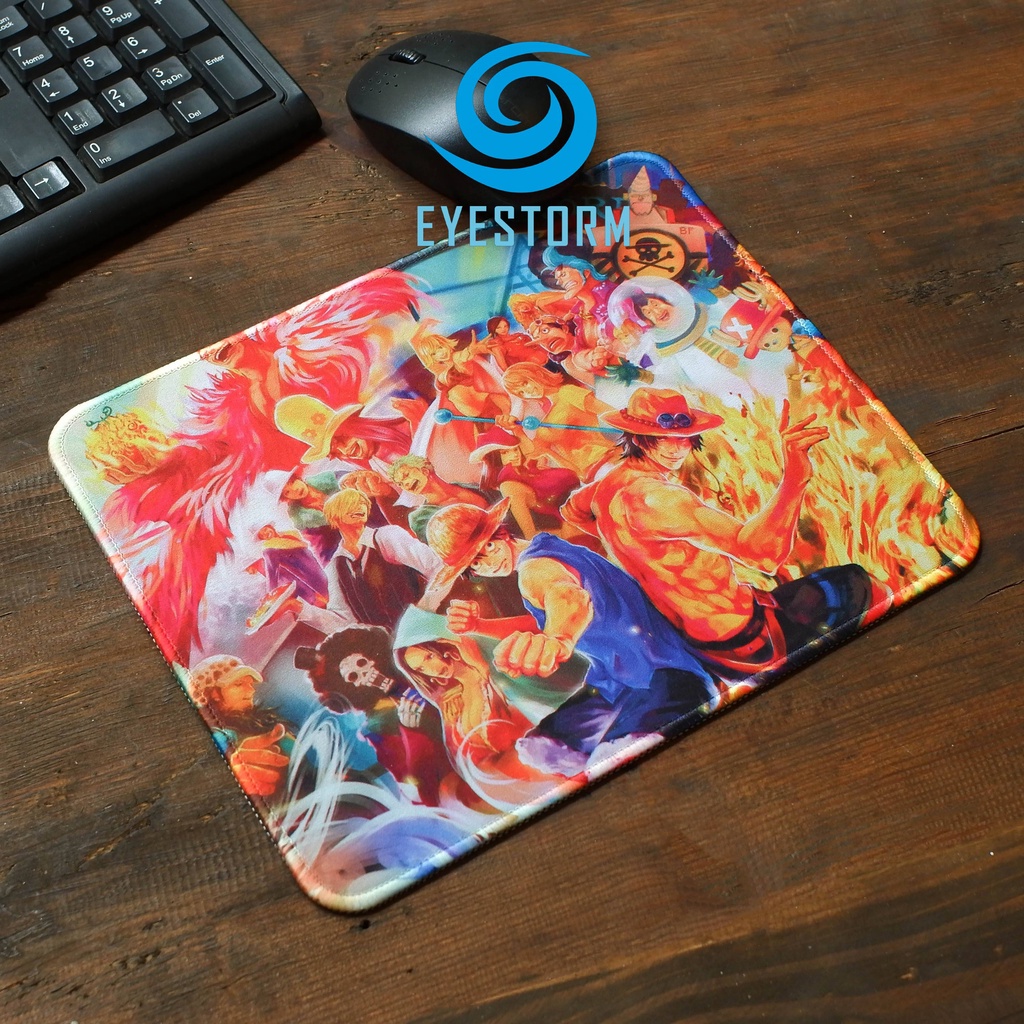 Lót chuột, bàn di chuột, mouse pad One Piece - Đảo Hải Tặc cỡ 26x21cm