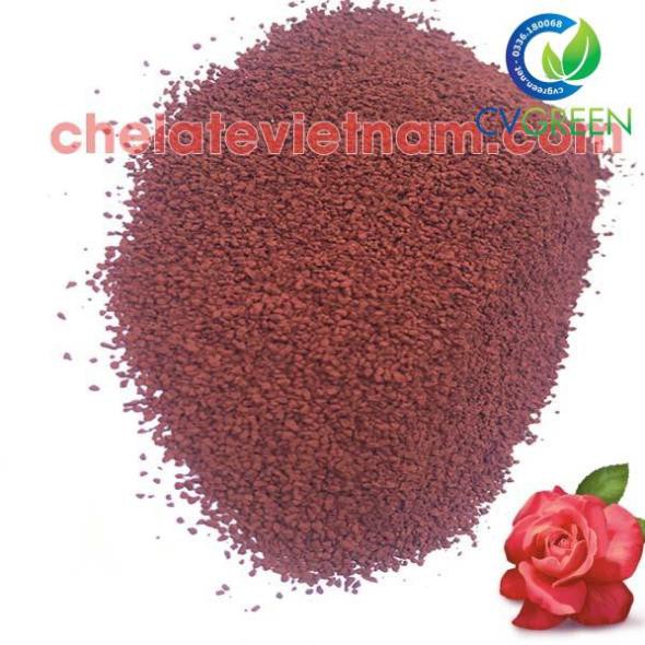 Vi lượng Sắt Chelate (Fe-EDDHA-6) (Ấn Độ) tan hoàn toàn trong nước (gói 100g)