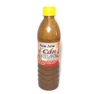 Mắm nêm dì cẩn, đặc sản đà nẵng, mắm nêm chai 500ml, date mới, vị mặn mà.