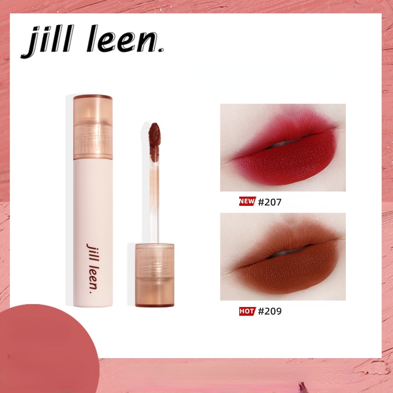 Son Môi Kiêm Phấn Má Hồng Lì Màu Nhung Lì Xinh Xắn JILL LEEN