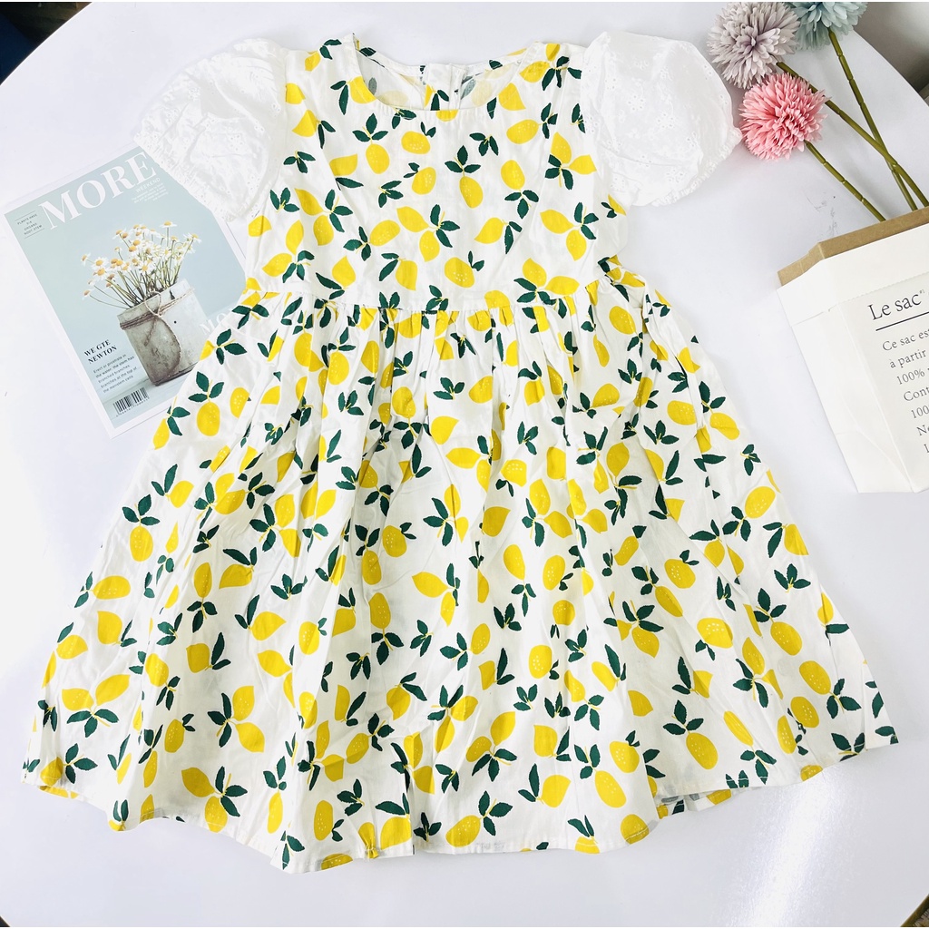 Váy Công Chúa Tay Bồng Dáng Xòe Mẫu Mới 2022 - Hàng Quảng Châu Cao Cấp (V7)