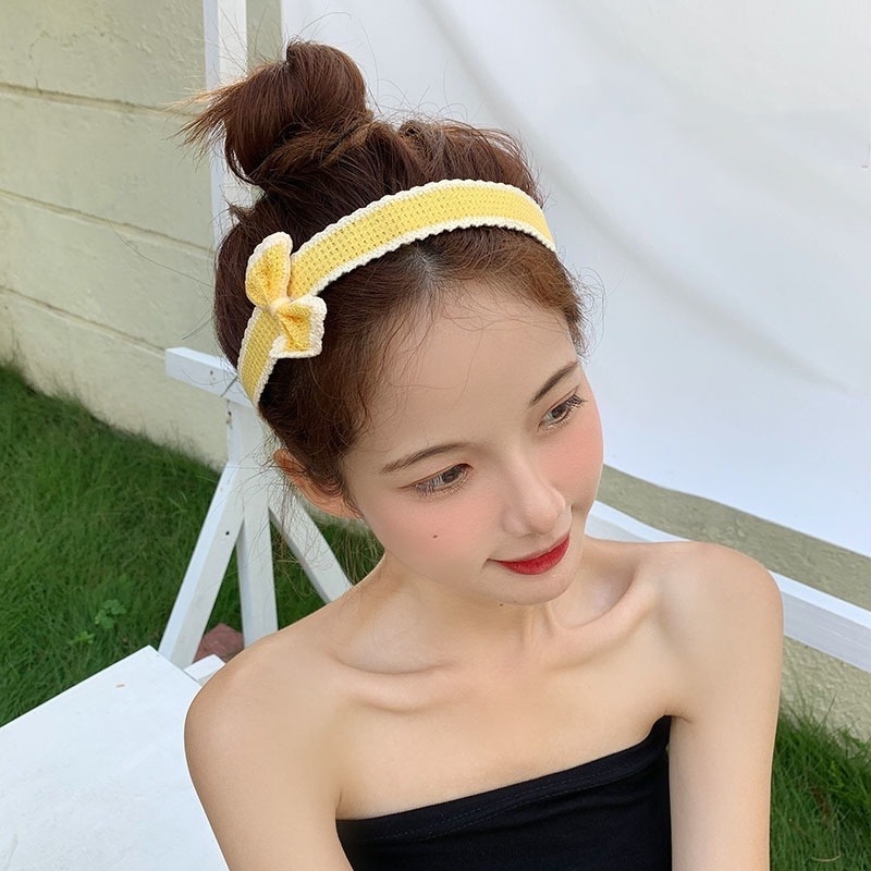 Băng Đô Dán Tóc Mái Phong Cách Hàn Quốc Cho Bé