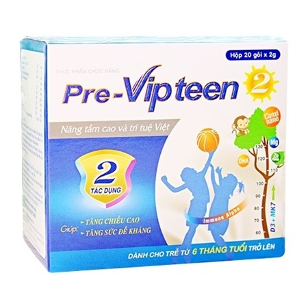 PRE-VIPTEEN 2 – Hỗ trợ giúp trẻ tăng chiều cao, đề kháng tốt