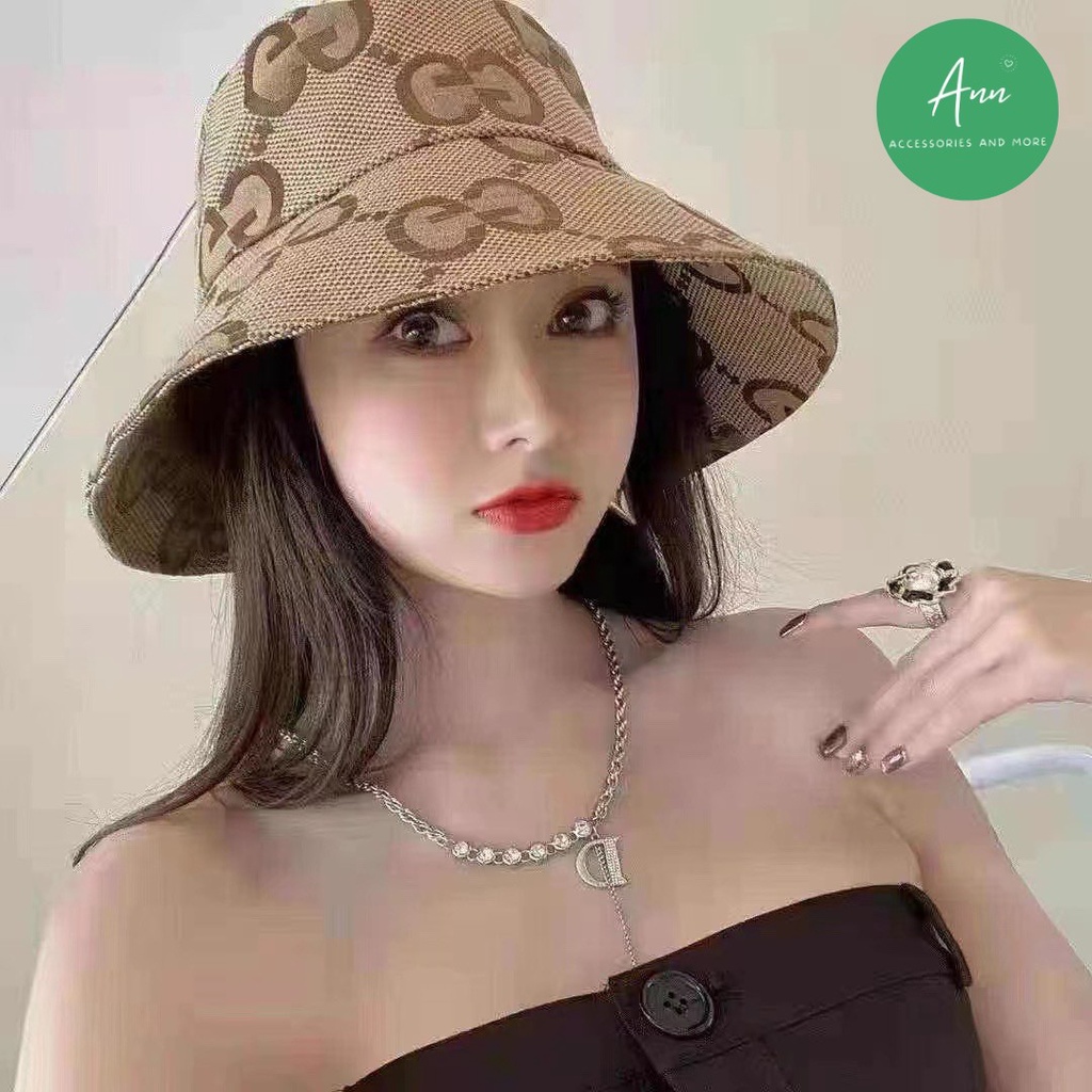 Mũ Bucket GC New, Thiết Kế Phong Cách Retro Cổ Điển, Màu Sắc Basic Dễ Phối Đồ, Phom Mũ Chuẩn Đẹp, hàng QC