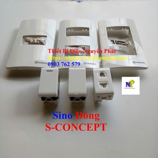 [SINO] Thiết Bị Mặt Công Tắc Ổ Cắm Dòng S-CONCEPT