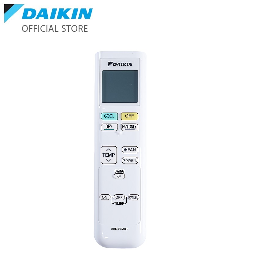 Remote ARC480A33 cho máy điều hòa Daikin ATF25/35UV1V, FTC25/35NV1V, FTF25/35UV1V