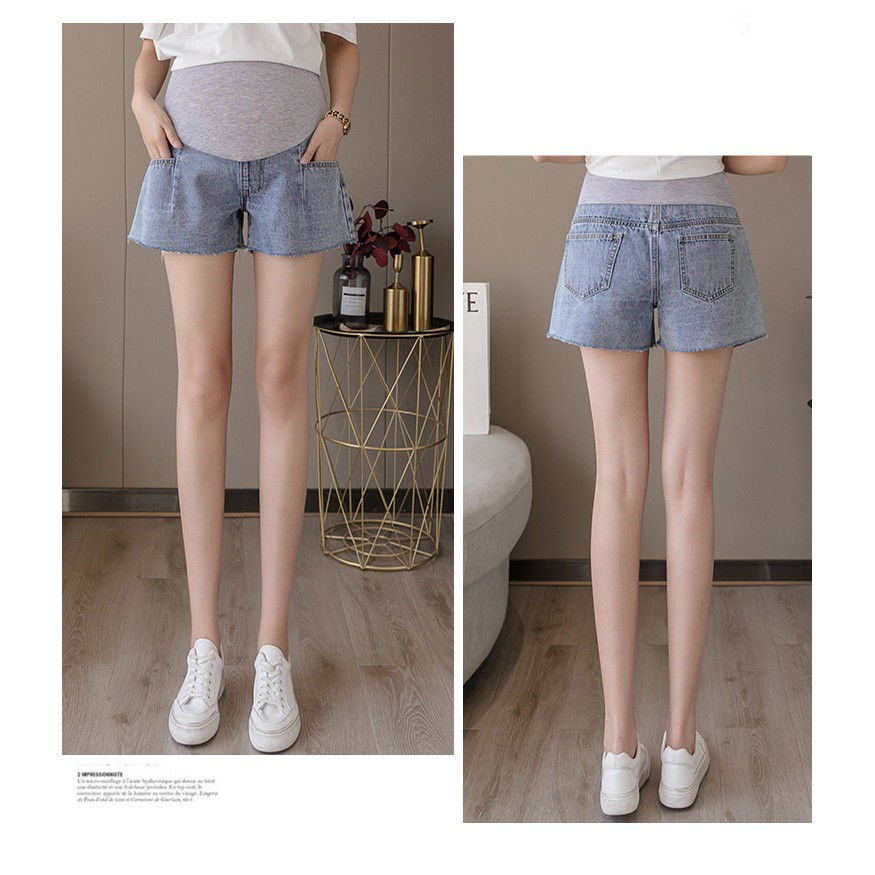 Quần Sooc Bầu Xinh Quần Đùi Bầu Xinh Trẻ Trung Năng Động Q208