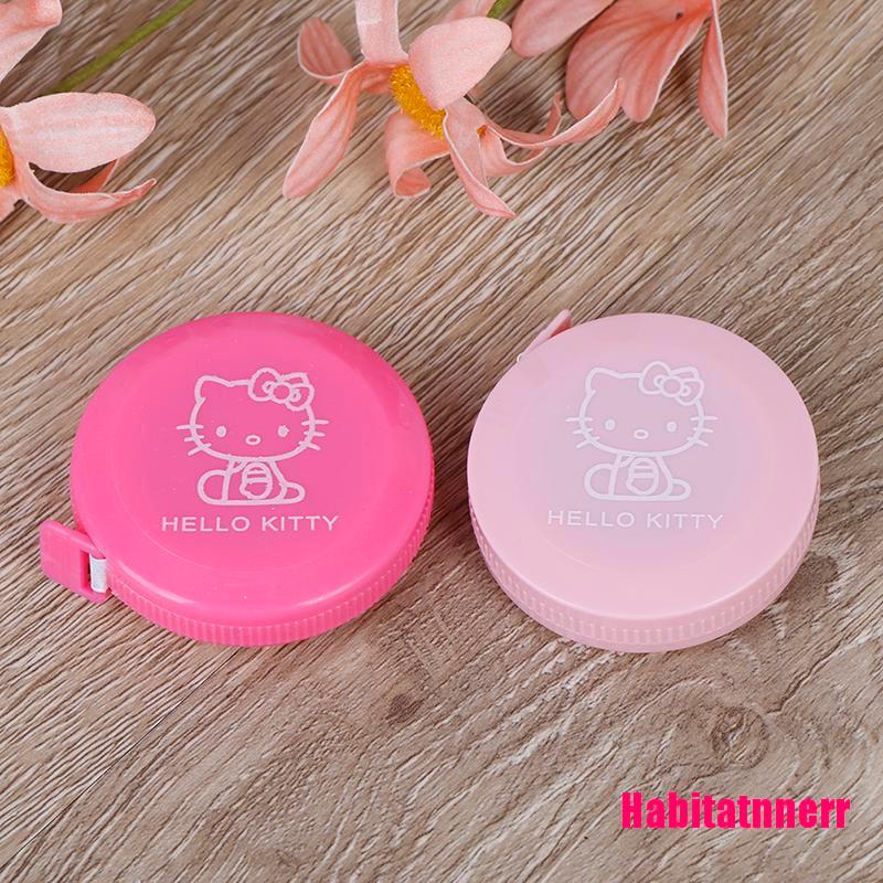 Thước Dây Hình Mèo Hello Kitty Dễ Thương Có Thể Thu Gọn Tiện Dụng Cho Gia Đình