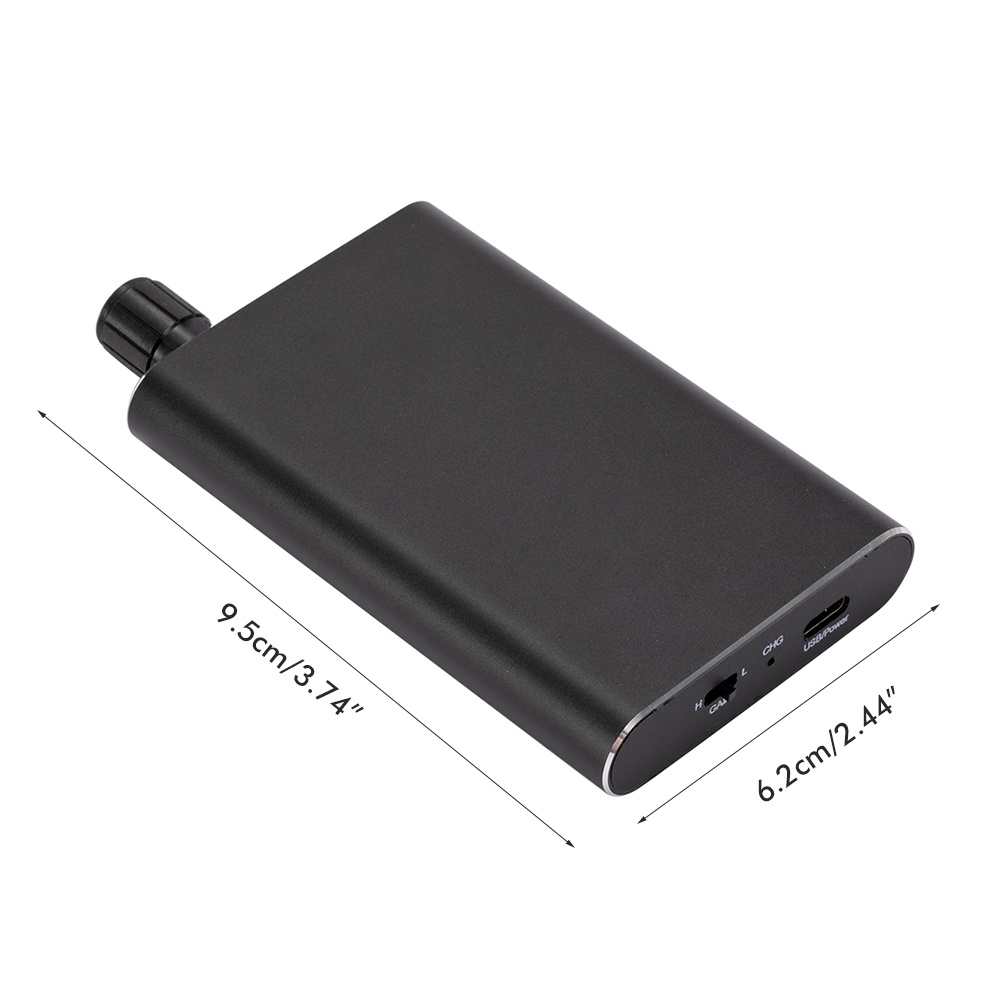 HiFi Headphone Amplifier Portable and Adjustable 3 5mm Audio Earphone Amp Supports Impedance 16-150Ω Headset Amp