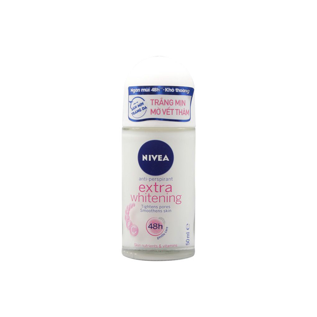 Lăn ngăn mùi Nivea trắng mịn mờ vết thâm 50ml