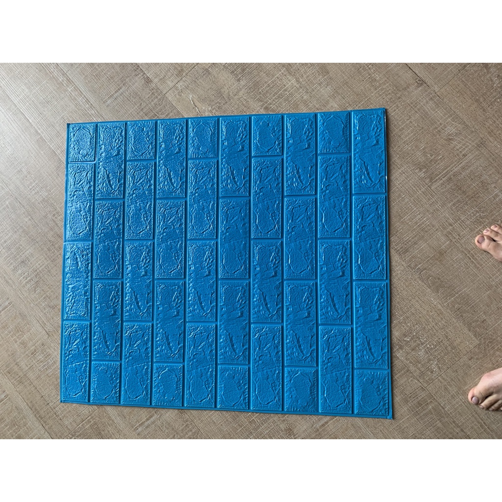 Combo 150 tấm xốp dán tường 3mm kích thước 70*77cm