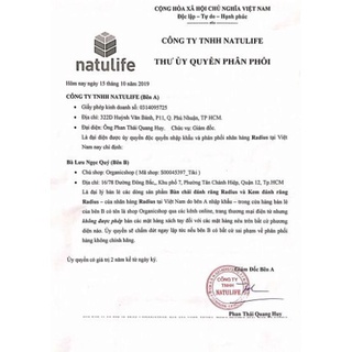 Kem đánh răng hữu cơ Radius Cho bé