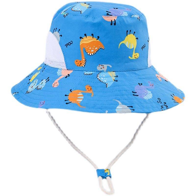 Nón Tai Bèo Chống Nắng Họa Tiết Khủng Long Hoạt Hình Dễ Thương Cho Các Bé