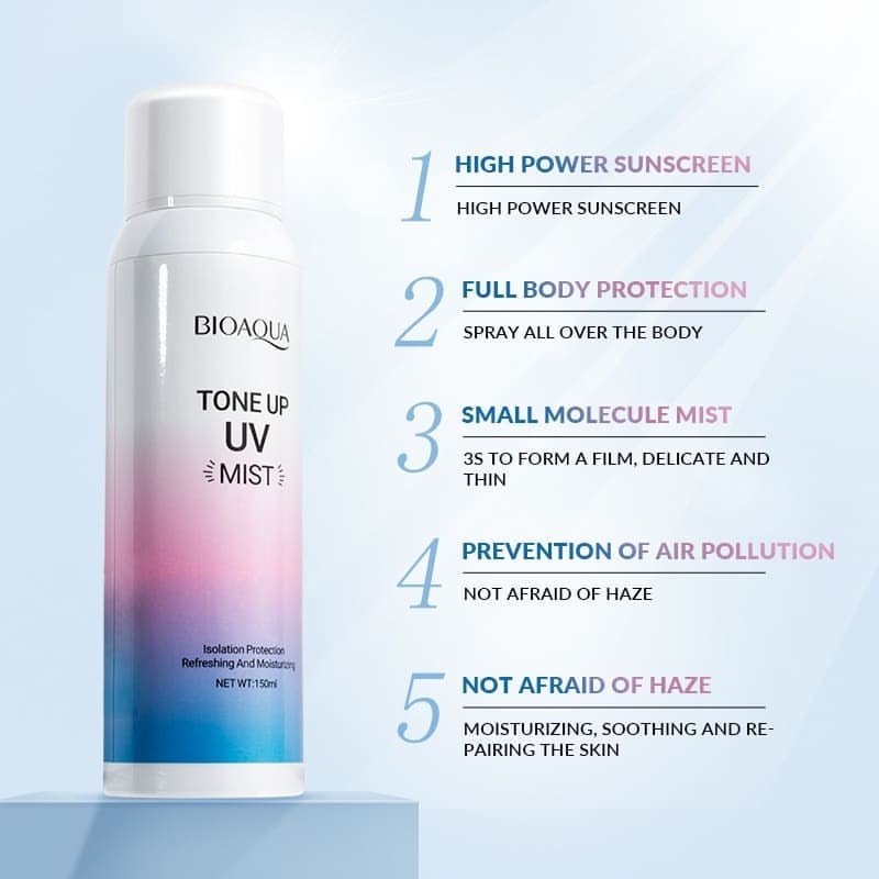 Xịt Khoáng Bioaqua Tông Màu Lì Làm Sáng Da Chống Tia UV | BigBuy360 - bigbuy360.vn