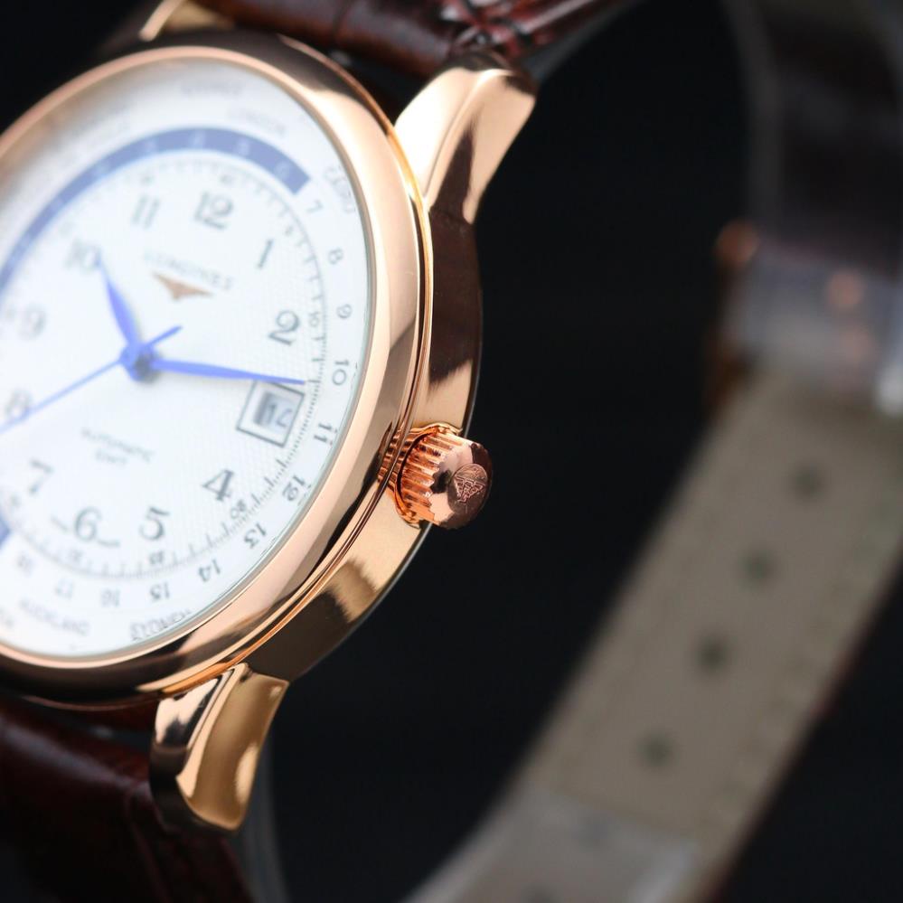 Đồng Hồ Nam LONG01W Máy Pin Kim Trôi - Dây Da Cao Cấp - Có Lịch Ngày - Bảo Hành 12 Tháng Trên Toàn Quốc