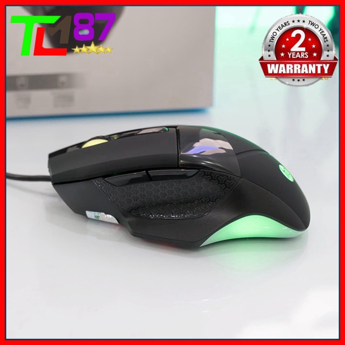 Chuột Máy Vi Tính Laptop Mouse Chơi Game HP G200 Đèn LED RGB - Chuột Gaming Có Dây Chuyên Game