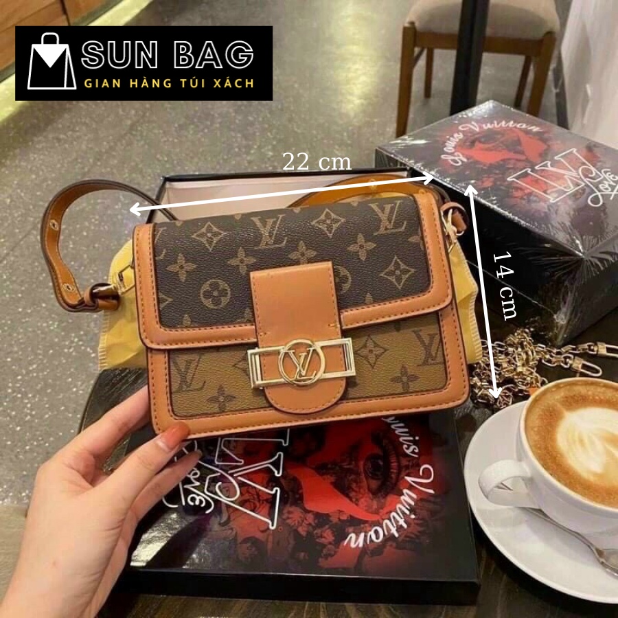 Túi xách nữ đeo chéo, túi đi chơi, đi học, da đẹp thời trang cao cấp size 22cm SB088