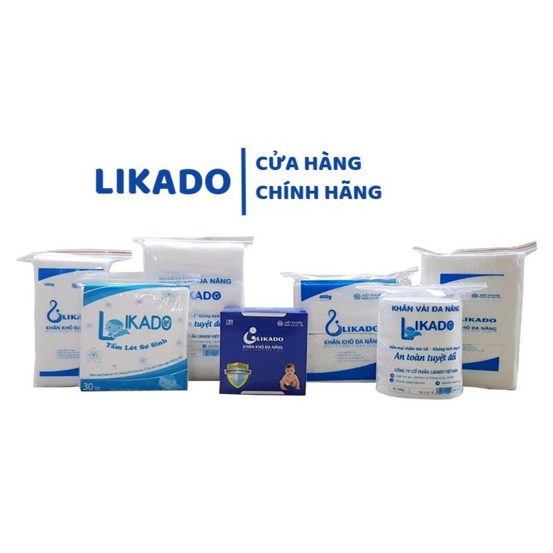 [LIKADO] Khăn giấy khô Likado cuộn 500g khoảng 330 tờ(1 cuộn)