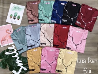 ( FreeSize Lụa ) Đồ Bộ Pijama Lụa Ren Đùi