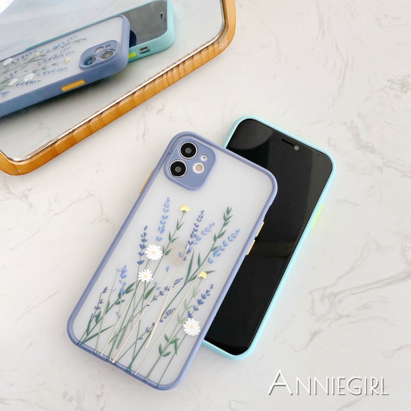 Ốp điện thoại TPU mềm họa tiết tranh vẽ hoa cho iPhone 11 Pro Max X Xs Max XR 8 7 Plus SE 2020