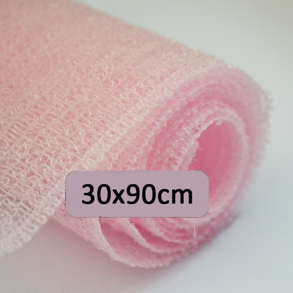 Khăn tắm kì lưng tạo bọt 30x90cm KM 4155 hàng Nhật 2 mặt 1 mặt thô rát trà lưng, 1 mặt mềm mịn tạo bọt
