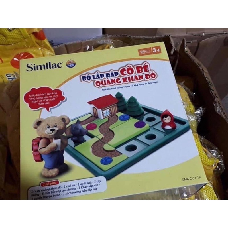 Bộ lắp ráp Lego cô bé quàng khăn đỏ. Hàng KM Similac