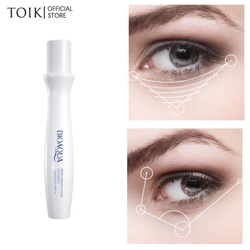 Kem bôi mắt thiết kế đầu kim loại tròn giúp chống bọng mắt loại bỏ nếp nhăn chăm sóc quầng thâm mắt tinh chất dưỡng ẩm