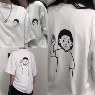 Áo đôi hình nam nữ dễ thương