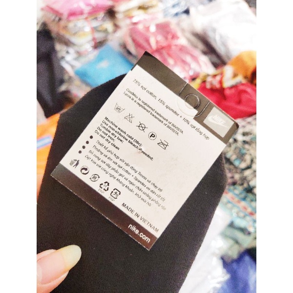 Tất lười thể thao dệt kim cao cấp 95% Coton hạn chế mùi hôi và thông thoáng dành cho cả nam và nữ