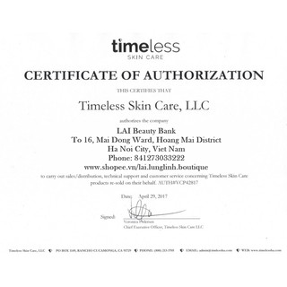 [Size 30ml/120ml] Serum phục hồi da Timeless Vitamin B5 Serum