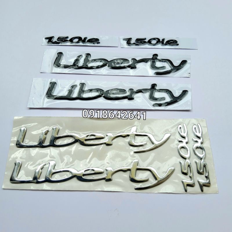 Bộ tem chữ Liberty 150 ie như zin