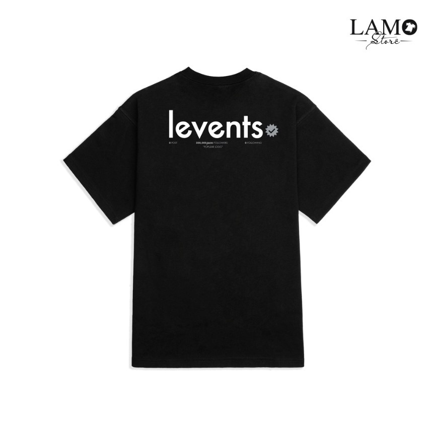 Áo thun LEVENTS Popular Logo Tee/ Black - Lamo store