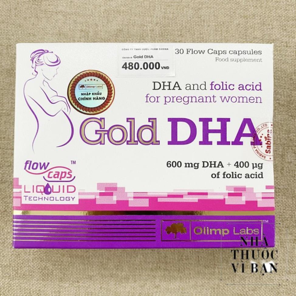 [Chính Hãng] Gold DHA - Thực Phẩm Bảo Vệ Sức Khỏe Cho Bà Bầu