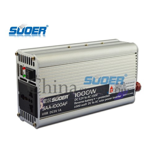 [Mã 44ELSALE2 giảm 7% đơn 300K] Bộ đổi điện 1000w 12v sang 200v chống ngược cực - SAA-1000AF