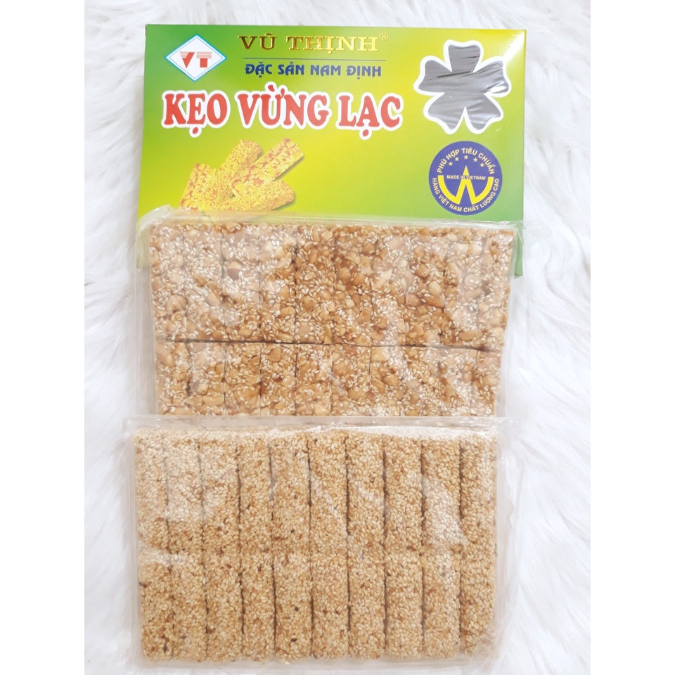 Kẹo Vừng Lạc Vũ Thịnh Trực Phú Đặc Sản Nam Định Túi 220g - Hộp 500g