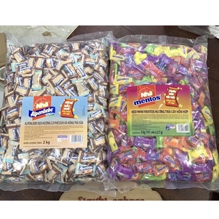 Kẹo Cứng Alpenliebe/Mentos Bịch 2Kg