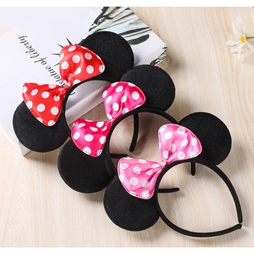 1 Băng Đô Tai Chuột Minnie Cho Bé Gái