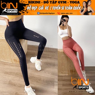 Quần Tập Gym Nữ Dệt Kim Đục Lỗ Quảng Châu Cao Cấp Q059 [ Hỗ Trợ Đổi Trả Miễn Phí ]