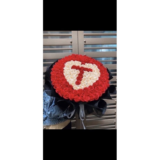[QUÀ TẶNG SINH NHẬT]_ BÓ HOA HỒNG SÁP 99 BÔNG KẾT HỢP LƯỚi SIÊU SANG