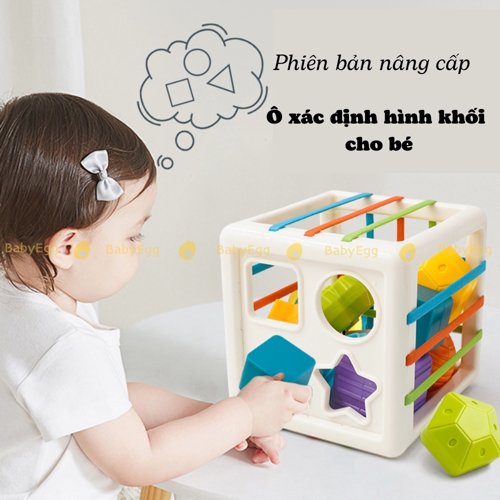 Đồ chơi GIÁO DỤC MONTESSORI thông minh hộp đan dây cho trẻ nhỏ trẻ sơ sinh bé trai bé gái 6 9 12 tháng 1 2 tuổi babyegg