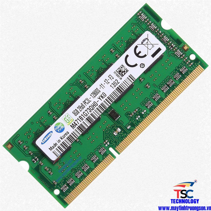 Ram3 Laptop DDR3 8GB PC3L - 12800s Buss 1600Mhz | Hãng Samsung/ Hynix/ Kingston