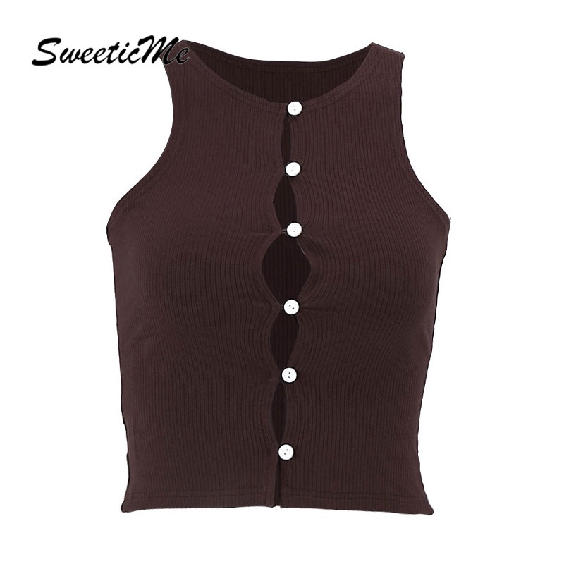 Áo Tank Top Sát Nách Màu Trơn Dáng Ôm Thời Trang 2022 Quyến Rũ Cho Nữ