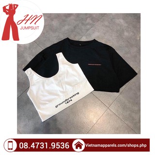 Set áo Croptop Groundbreaking 1974 cực chất