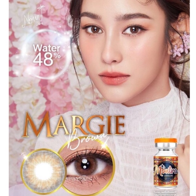 Lens nâu Margie giãn vừa(0-5 độ)