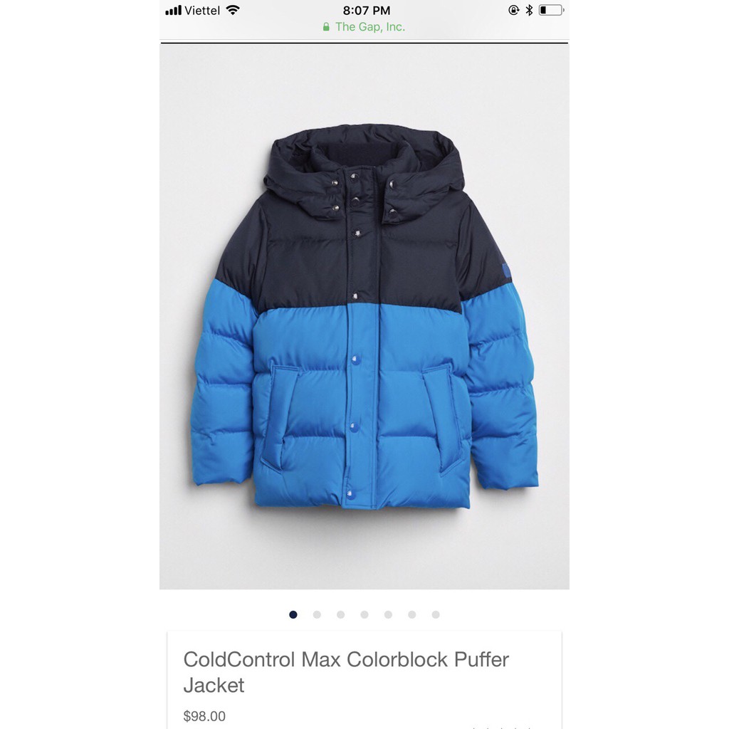 * Mã 7252: Áo phao #Gap