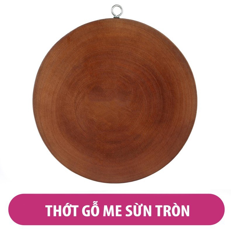 Thớt gỗ ME SỪN tròn cao cấp 28cm T02