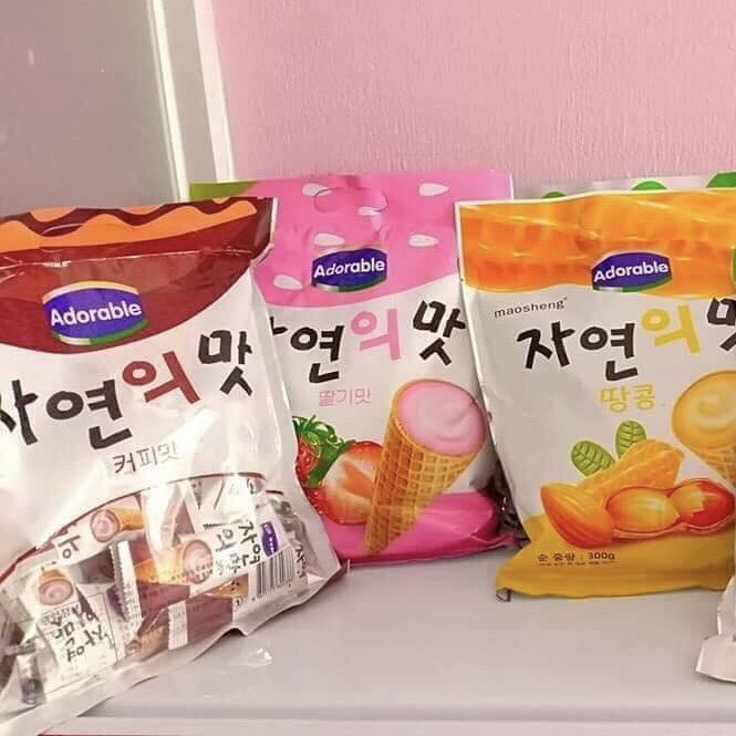 Bánh kem ốc quế Adorable Hàn Quốc